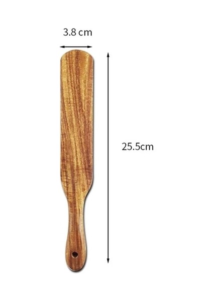 Stilleri 1 Ahşap Pirinç Kaşığı Spatula Biftek Kızartma Sosu Yapışmaz Pişirme Araçları Spatula Aksesuarları De Mutfağı Pişirme Aksesuarları (Yurt Dışından)
