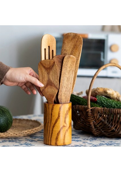 Stilleri 1 Ahşap Pirinç Kaşığı Spatula Biftek Kızartma Sosu Yapışmaz Pişirme Araçları Spatula Aksesuarları De Mutfağı Pişirme Aksesuarları (Yurt Dışından) modelleri