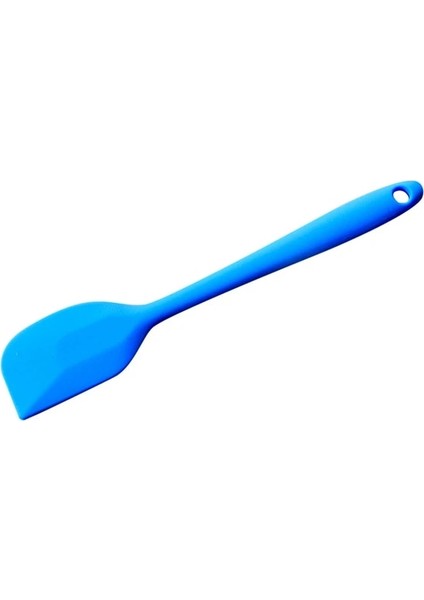 Mavi Kazıyıcı Aracı Kek Evrensel Silikon Spatula Pişirme Gereçler Tereyağı Dondurma Karışımı Sıcak Dayanıklı Kaşık Entegre Kolu Hamur (Yurt Dışından)