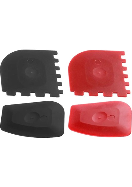 Siyah 2 Adet Krem Kazıyıcı Takım Dıy Mutfak Düz Ark Diş Şekli Krem Ekmek Kesici Plastik Kek Mantı Kazıyıcı Pişirme Fondan Araçları (Yurt Dışından) fiyatları