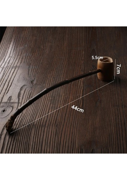 Açık Sarı Çin Tarzı Uzun Saplı Çay Kaşığı Çok Stil Doğal Bambu Çay Dağıtın Kaşık Kaşık Şarap Kaşığı Teaware Aksesuarları (Yurt Dışından)