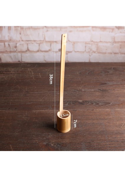 Açık Sarı Çin Tarzı Uzun Saplı Çay Kaşığı Çok Stil Doğal Bambu Çay Dağıtın Kaşık Kaşık Şarap Kaşığı Teaware Aksesuarları (Yurt Dışından)