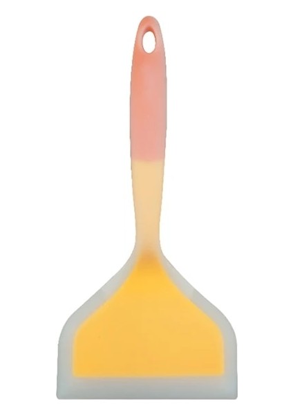 Turuncu Sarı Silikon Mutfak Gereçleri Pişirme Gereçleri Spatula Sığır Eti Yumurta Mutfak Kazıyıcı Geniş Pizza Pişirme Araçları Kürek Yapışmaz Spatula (Yurt Dışından)