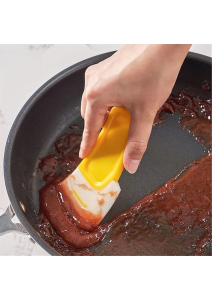 15X6 cm 1 Adet Silikon Temizleme Spatula Mutfak Yıkama Kazıyıcı Kek Pişirme Kazıyıcılar Pasta Alet Kirli Tava Pot Yemekleri Temizleme Araçları (Yurt Dışından)