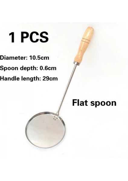 1 Pcs9 Dayanıklı Taşınabilir El Yapımı Demir Yapışmaz Turner Pota Gıda Wok Spatula Kaşık Mutfak Gereçleri Pişirme Gereç Tencere Eşyaları (Yurt Dışından)