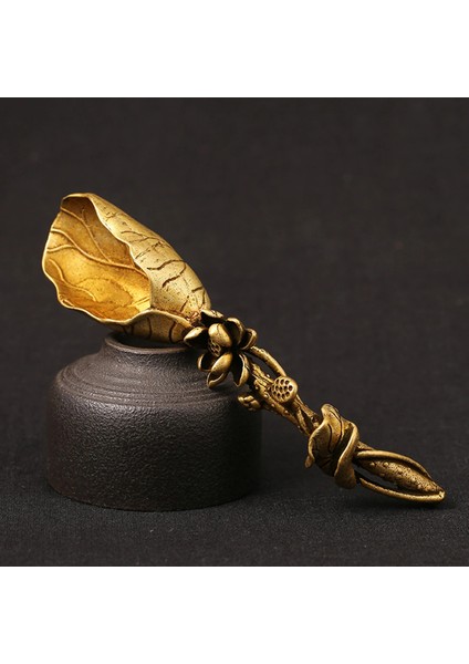 1 Adet Yaratıcı Pirinç Bakır Çay Kaşığı Şeker Kürek Lotus Kökü Çay Kaşığı Spatula Altın Kahve Kaşığı Teaware Dondurma Mutfak Aracı (Yurt Dışından) fiyatları