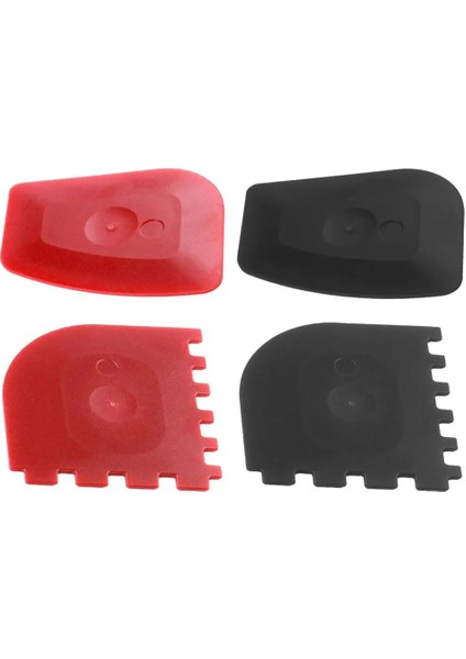 Siyah 2 Adet Krem Kazıyıcı Takım Dıy Mutfak Düz Ark Diş Şekli Krem Ekmek Kesici Plastik Kek Mantı Kazıyıcı Pişirme Fondan Araçları (Yurt Dışından) indirimleri