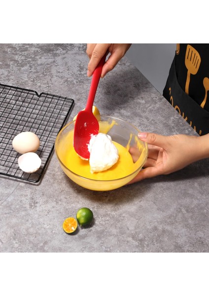 Siyah Colorfu Mutfak Silikon Krem Tereyağı Kek Spatula Karıştırma Hamur Kazıyıcı Fırça Tereyağı Mikser Kek Fırçaları Pişirme Aracı Mutfak (Yurt Dışından) fırsatları