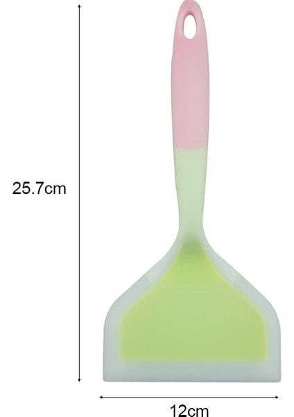 Yeşil Mutfak Silikon Gereçleri Pişirme Gereçleri Spatula Sığır Eti Yumurta Mutfak Kazıyıcı Geniş Pizza Pişirme Araçları Kürek Yapışmaz Spatula (Yurt Dışından) fırsatları