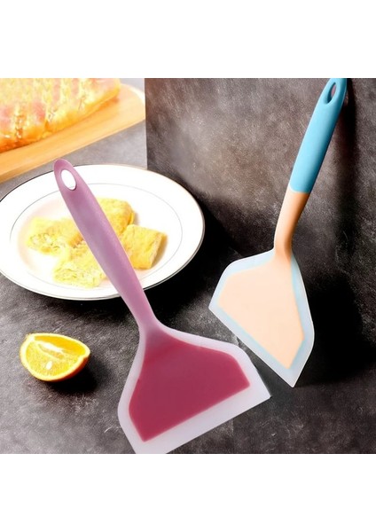 Mor Yeşil Yapışmaz Spatula Silikon Geniş Pizza Pişirme Araçları Mutfak Gereçleri Pişirme Gereçleri Spatula Sığır Eti Yumurta Mutfak Kazıyıcı Kürek (Yurt Dışından) fiyatları