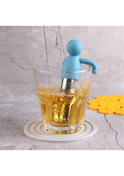 Baykuş Çay Demlik Paslanmaz Çelik Hasır Çay Demlik Yaratıcı Çay Süzgeçleri Silikon Saplı Çay Filtresi Demlik Çay Poşeti Baharat Bitkisel Elek Teaware (Yurt Dışından)