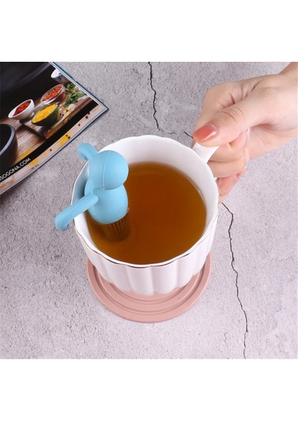Baykuş Çay Demlik Paslanmaz Çelik Hasır Çay Demlik Yaratıcı Çay Süzgeçleri Silikon Saplı Çay Filtresi Demlik Çay Poşeti Baharat Bitkisel Elek Teaware (Yurt Dışından)