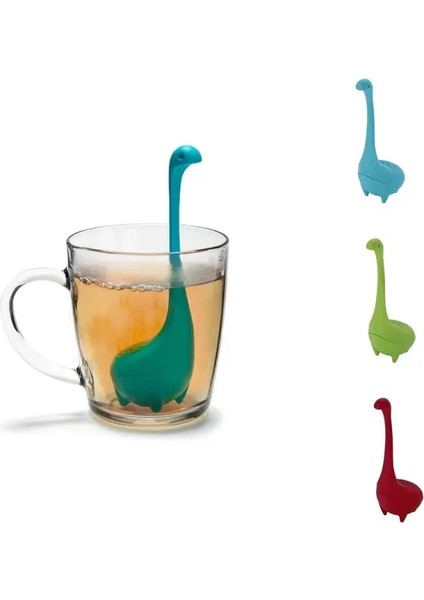 Bir Su Canavarı Silikon Çay Filtresi Güzel Göl Suyu Canavar Çay Makinesi Uzun Saplı Silikon Sağanak Çay Difüzör ile Donatılmış (Yurt Dışından) fiyatları