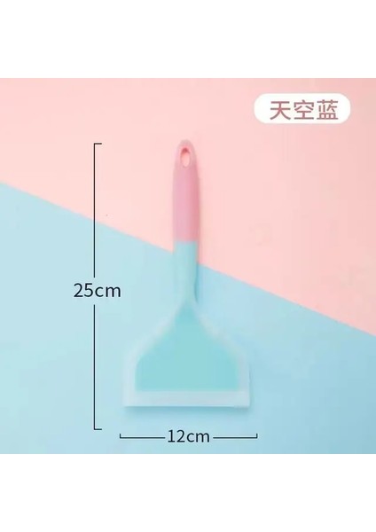 Gök Mavisi Silikon Mutfak Gereçleri Pişirme Gereçleri Spatula Sığır Eti Yumurta Mutfak Kazıyıcı Geniş Pizza Pişirme Araçları Kürek Yapışmaz Spatula (Yurt Dışından)