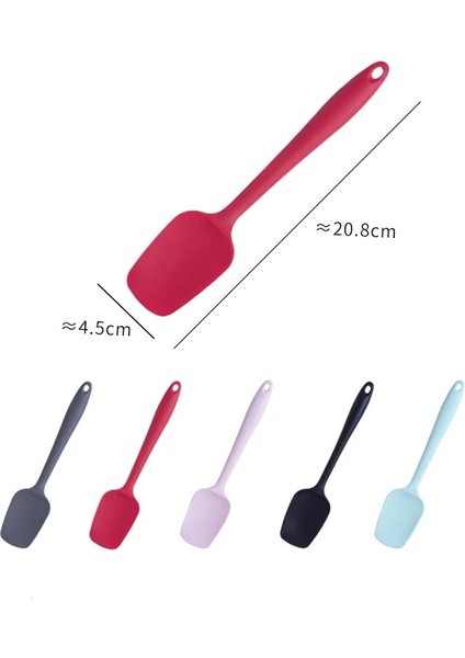 Kırmızı Sıcak Evrensel Isıya Dayanıklı Entegre Kolu Silikon Kaşık Kazıyıcı Spatula Dondurma Kek Mutfak Kolaylık Aracı Eşyaları (Yurt Dışından) fırsatları