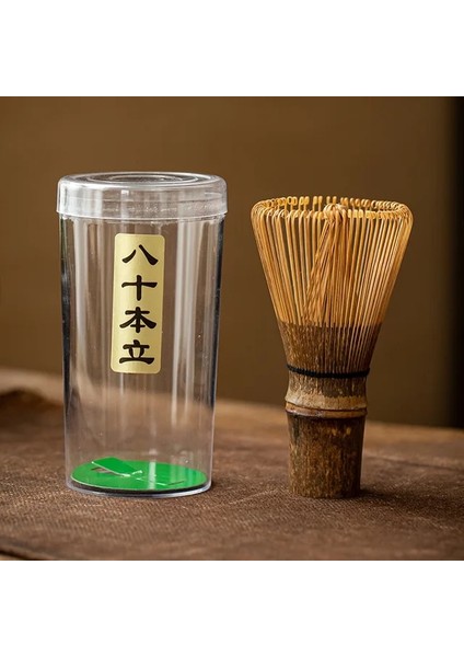 B-80 Japon Matcha Çay Fırçası Karıştırma Fırçaları Song Hanedanı Çay Işaretleme Araçları Bambu Matcha Çayı Kepçe Çay Seti Aksesuarları (Yurt Dışından)
