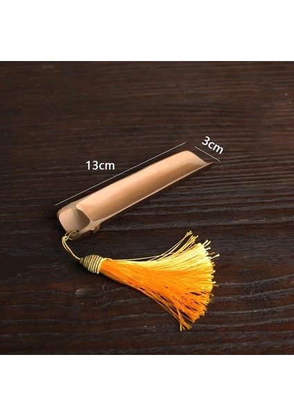 Stil 3 Kaşık Doğal Çay Kaşığı Çay Kongfu Taşınabilir Kepçe Retro Ahşap Mutfak Seti Çay Aksesuarları Çin Tarzı Çay Narin Bambu (Yurt Dışından)