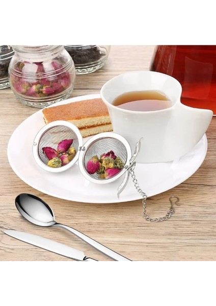 4.5 cm Paslanmaz Çelik Çay Demlik Demlik Tepsi Baharat Çay Süzgeci Bitkisel Filtre Teaware Aksesuarları Mutfak Aletleri Çay Demlik Çay (Yurt Dışından)