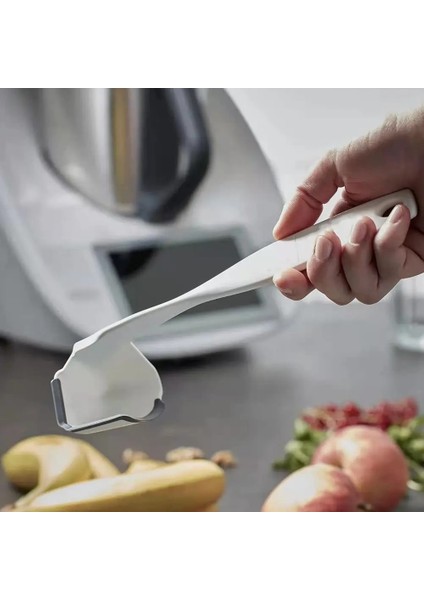 Beyaz Büyük Gıda Spatula Ergonomik Tasarım Emek Tasarrufu Sağlayan Döner Ocak Pick-Up Spatula Turner Kolay Temizlik Gıda Kazıyıcı Mutfak Aracı (Yurt Dışından) modelleri