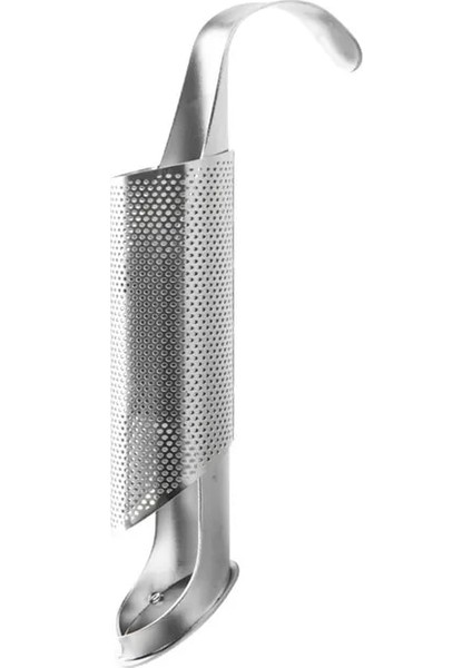 Gümüş 1 Adet Paslanmaz Çelik Çay Demlik Boru Şekli Tasarım Çay Süzgeçleri Asılı Kaşık Filtre Çaydanlık Bardak Teaware Aracı Mutfak Malzemeleri (Yurt Dışından)