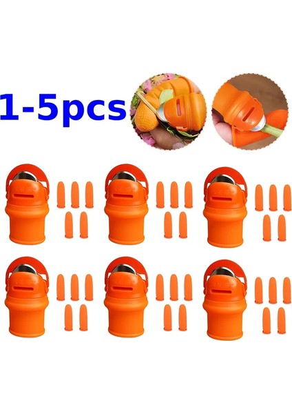 5 Adet Kadın 1-5 Adet Başparmak Bıçak Parmak Koruyucu Metal Tırnak Sebze Hasat Bıçağı Bitki Bıçak Makas Kesme Halkaları Bahçe Eldivenleri (Yurt Dışından) fırsatları