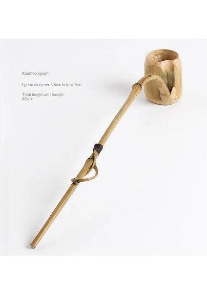 11 Bambu Bambu Kazanı Kepçe Seti Kaşık Japon Tarzı Kaşık Çay Bambu Su Kaşığı Çay Kepçe Uzun Saplı Aksesuarlar Su Kaşığı (Yurt Dışından)