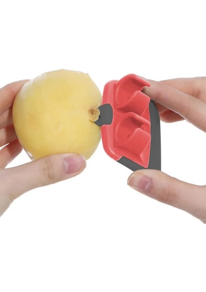 Mor-Gri Mutfak Parmak Tutulan Palmiye Soyucu Kolay Tutuş Aletleri Sebze Meyve Dilimleyici Keskin Bıçak Soyucu Mutfak Gereçleri Aksesuarları (Yurt Dışından) indirimleri