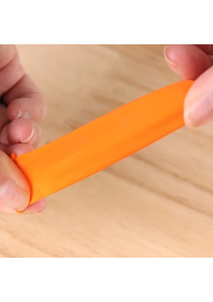 Orange L Silikon Parmak Koruyucu Başparmak Bıçak Koruyucu Dişliler Kesme Sebze Hasat Bıçağı Sıkma Bitki Bıçak Mutfak Aletleri (Yurt Dışından)