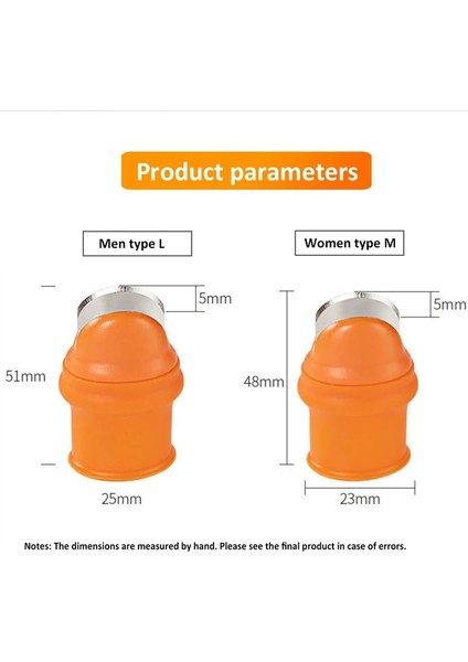 Orange L Silikon Parmak Koruyucu Başparmak Bıçak Koruyucu Dişliler Kesme Sebze Hasat Bıçağı Sıkma Bitki Bıçak Mutfak Aletleri (Yurt Dışından)