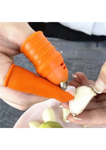 Erkekler Set 1 Takım Silikon Parmak Koruyucu Bıçak ile Meyve Sebze Başparmak Bıçak Parmak Koruma Mutfak Aletleri Mutfak Aksesuarları (Yurt Dışından) fırsatları