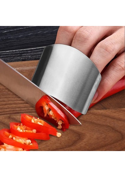 3 Adet Set Paslanmaz Çelik Parmak Koruyucu Zırh Anti-Cut Parmak Koruma Mutfak Aletleri Güvenli Sebze Kesme El Koruyucu Mutfak Aletleri (Yurt Dışından)