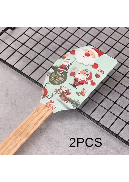 YH-585-1 L Pişirme Spatula Silikon Mutfak Bakeware Aksesuarları Krem Kazıyıcı Karıştırma Mikser Hamur Kazıyıcı Kek Fırçaları Araçları 2 Adet (Yurt Dışından)