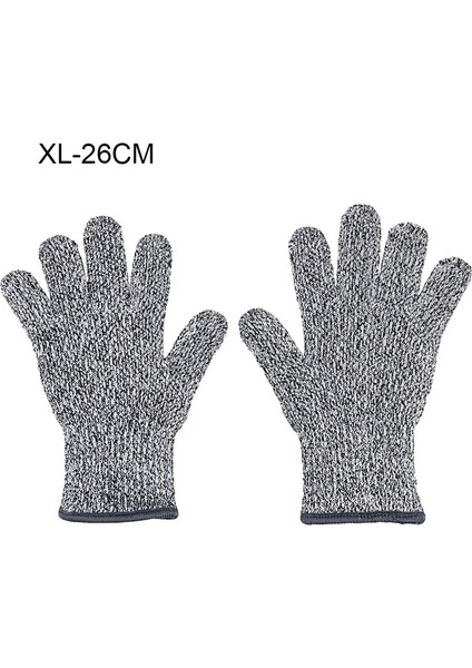 Xl 1 Çift 10 Adet/1 Çift Güvenlik Kesilmeye Dayanıklı Eldiven Parmak Kollu Mutfak Bahçe Çizilmeye Dayanıklı Kesme Başparmak Bıçak Parmak Koruyucusu (Yurt Dışından)
