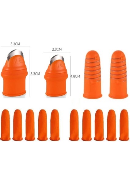 03 Silikon Başparmak Bıçak Parmak Koruyucu Dişliler Kesme Sebze Hasat Bıçağı Sıkma Bitki Bıçak Makas Bahçe Aletleri (Yurt Dışından)