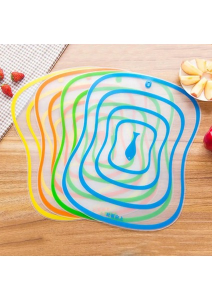M 4 Adet/takım Taşınabilir Şeffaf Kesme Tahtaları Kaymaz Doğrama Blokları Breadboard Plastik Gıda Meyve Kesme Blokları Mutfak Için (Yurt Dışından) fiyatları