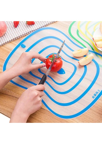 M 4 Adet/takım Taşınabilir Şeffaf Kesme Tahtaları Kaymaz Doğrama Blokları Breadboard Plastik Gıda Meyve Kesme Blokları Mutfak Için (Yurt Dışından) fırsatları