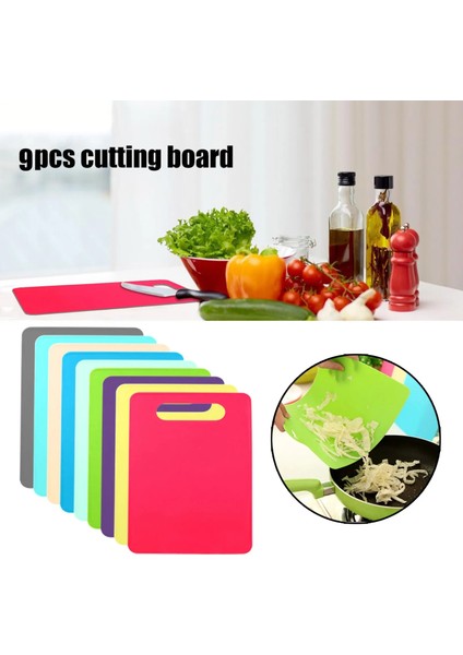 D Renkli Plastik Kaymaz Kesme Tahtası Mutfak Peynir Talaşı Planya Mutfak Ev Dekorasyon Aksesuarları Mutfak Aracı Mutfak (Yurt Dışından) fiyatları