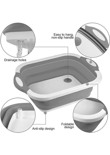 Mor 40X30X3.5CM Katlanır Kesme Tahtası Çok Fonksiyonlu Katlanabilir Lavabo Drenaj Sepeti Geri Çekilebilir Sebze Meyve Yıkama Doğrama Tahtası Mutfak (Yurt Dışından) modelleri