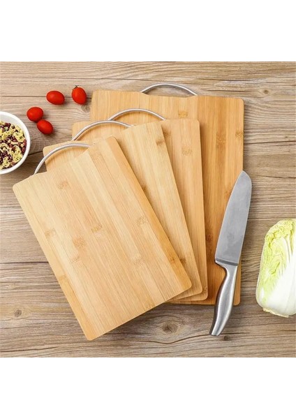 50X35 cm Ağır Ayakta Kesme Tahtaları Saplı Kalınlaşmak Bambu Blok Kaymaz Sebze Et Dilimleme Mat Kesme Tahtası Mutfak (Yurt Dışından)