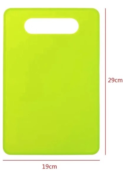 19X29 cm Plastik Akrilik Kaymaz Şeffaf Kesme Tahtası Dudaklı Mutfak Tezgahı Tezgah Koruyucu Ev Restoran Mutfak Aletleri (Yurt Dışından)