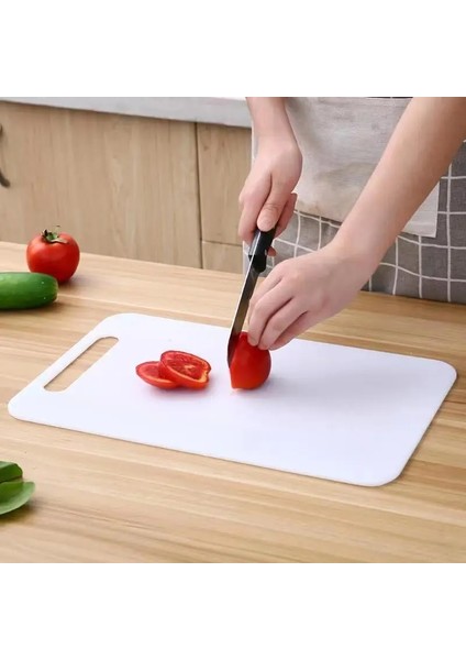 Nane Yeşili 29X19X0.23 cm 1 Adet Mutfak Aletleri Çok Renkli Kolay Temizlenebilir Kaymaz Plastik Kesme Tahtası Gıda Kesme Bloğu Mat Aracı Mutfak Aşçı Malzemeleri (Yurt Dışından)