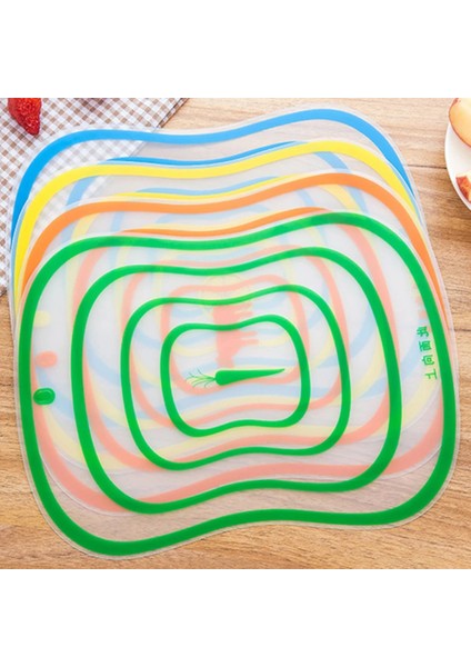 Sarı L Mutfak Plastik Doğrama Kesme Tahtası Kaymaz Esnek Mat Buzlu Breadboard Esnek Pratik Dayanıklı Meyve Mutfak Aletleri (Yurt Dışından) fiyatları