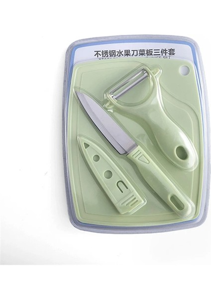 Dört Parçalı Set Yeşil Anne ve Bebek Tamamlayıcı Mama Bıçakları Çocuk Kesme Tahtaları Meyve Kutuları Çocuk Mini Kesme Tahtaları Bebek (Yurt Dışından) fırsatları