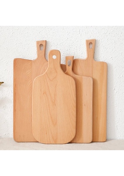 Stil 3 Ahşap Pizza Tabağı Dim Sum Kesme Tahtası Breadboard Mutfak Kesme Tahtası Suşi Sebze Et Kaymaz Kesme Pedi Mutfak Aracı (Yurt Dışından)