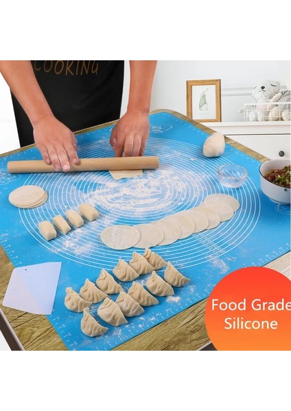 Mavi Mutfak Aksesuarları Silikon Pişirme Paspaslar Levha Pizza Hamuru Yapışmaz Makinesi Tutucu Pasta Pişirme Araçları Mutfak Alet Eşyaları (Yurt Dışından) fiyatları
