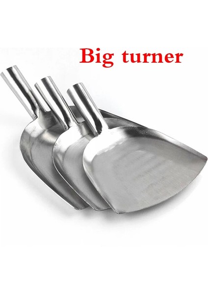 19 cm Wok Spatula Paslanmaz Çelik Turner Pişirme Aracı Uzun Saplı Restoran Şefi Büyük Turners Spatula Gereçler Wok Büyük Kürek Maşa (Yurt Dışından) modelleri