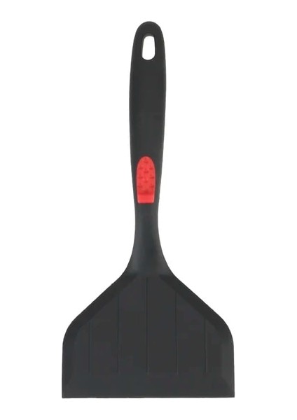 Siyah Sığır Yumurta Kazıyıcı Silikon Turner Pizza Kürek Mutfak Pişirme Aracı Yapışmaz Kızartma Tavası Gıda Kaldırıcılar Pişirme Gereçleri (Yurt Dışından)