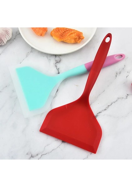 Turuncu Silikon Mutfak Gereçleri Pişirme Gereçleri Spatula Sığır Eti Yumurta Mutfak Kazıyıcı Geniş Pizza Pişirme Araçları Kürek Yapışmaz Spatula (Yurt Dışından) modelleri