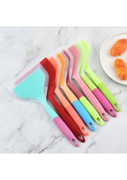 Turuncu Silikon Mutfak Gereçleri Pişirme Gereçleri Spatula Sığır Eti Yumurta Mutfak Kazıyıcı Geniş Pizza Pişirme Araçları Kürek Yapışmaz Spatula (Yurt Dışından) fırsatları