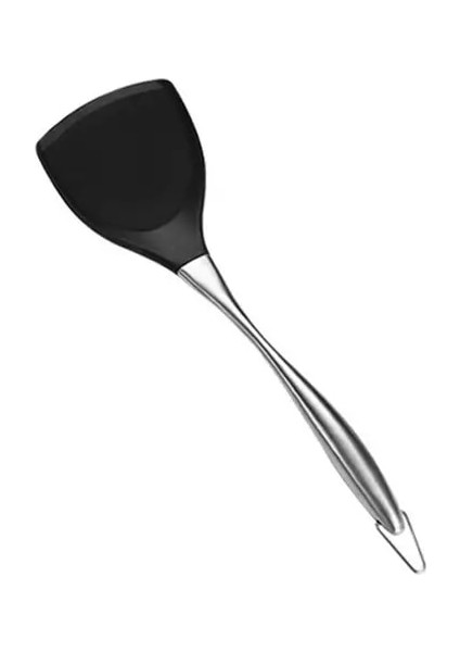 Kullanışlı Oluklu Spatula Isıya Dayanıklı Anti-Pas Pişirme Turner Silikon Tavada Kızartma Kürek Kaşık Spatula (Yurt Dışından)